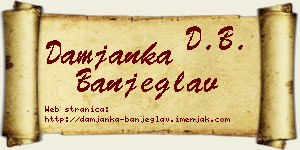 Damjanka Banjeglav vizit kartica